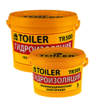 TOILER TR500  Гидроизоляция полимерцементная эластичная (сухая смесь) для наружных и внутрениих работ